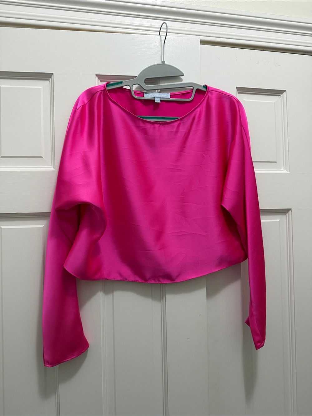 Antonio Melani Size XS/0 Ultra Pink Blyss Blouse and Skirt Set - Picture 4 of 7
